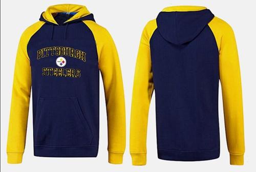 Pittsburgh Steelers Heart & Soul Pullover Hoodie Dark Blue Yellow