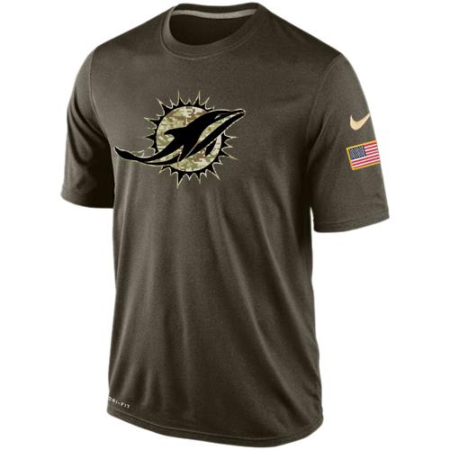 Miami Dolphins Salute To Service Nike Dri-FIT T-Shirt (All Size)