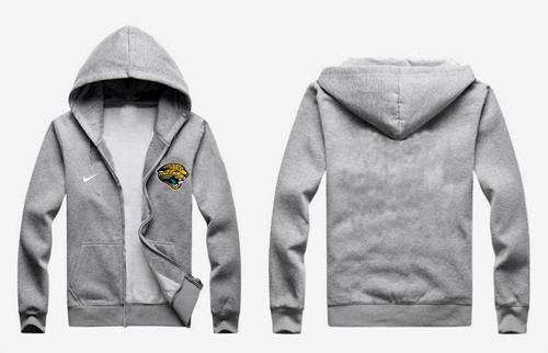 Nike Jacksonville Jaguars Authentic Logo Hoodie Grey