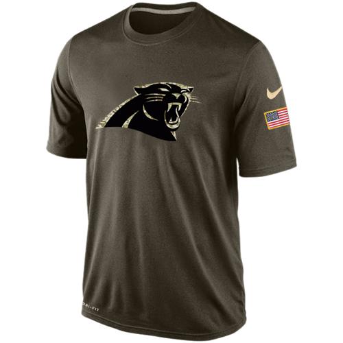 Carolina Panthers Salute To Service Nike Dri-FIT T-Shirt (All Size)