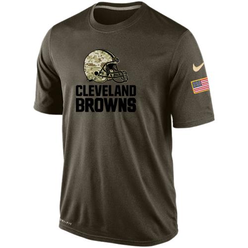 Cleveland Browns Salute To Service Nike Dri-FIT T-Shirt (All Size)