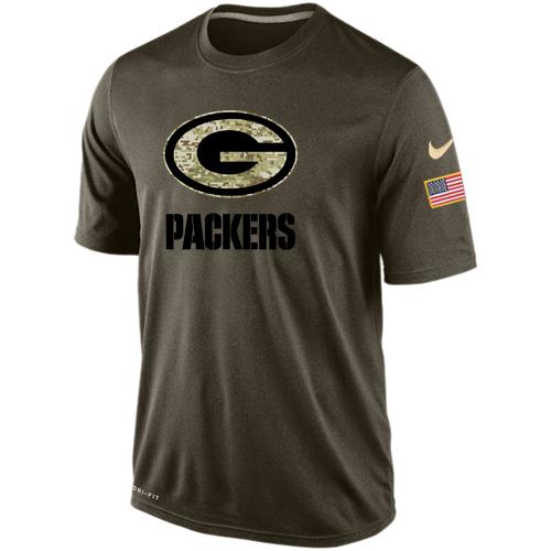 Green Bay Packers Salute To Service Nike Dri-FIT T-Shirt (All Size)