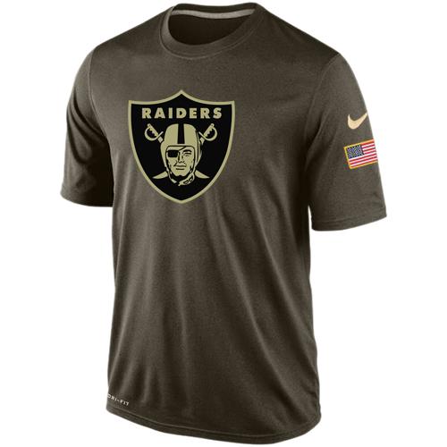 Oakland Raiders Salute To Service Nike Dri-FIT T-Shirt (All Size)