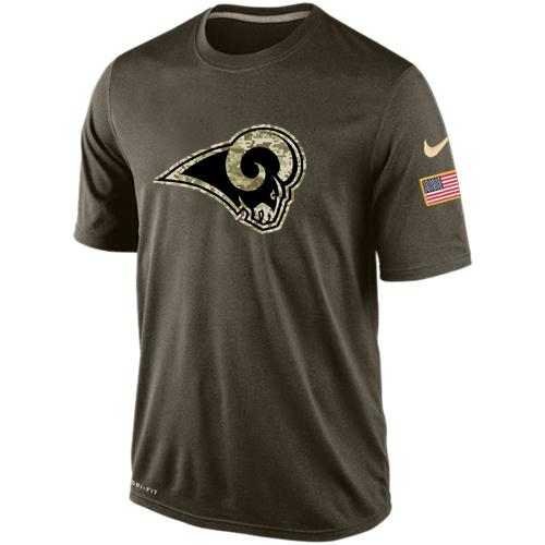 Los Angeles Rams Salute To Service Nike Dri-FIT T-Shirt (All Size)