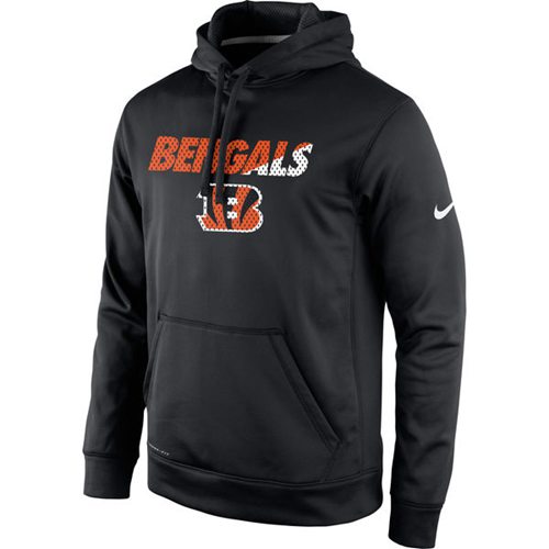 Cincinnati Bengals Nike Kick Off Staff Performance Pullover Hoodie Black