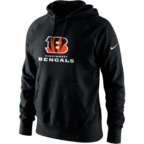 Men's Cincinnati Bengals Nike Black Lockup Pullover Hoodie