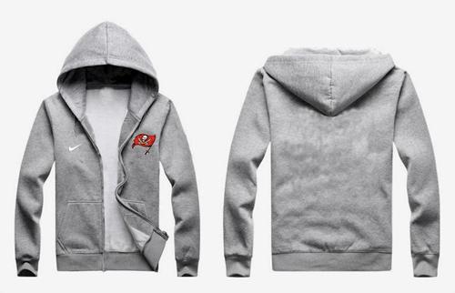 Nike Tampa Bay Buccaneers Authentic Logo Hoodie Grey