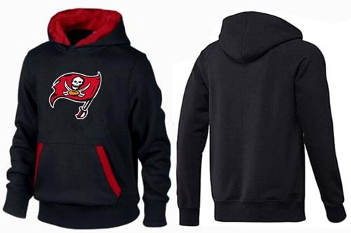 Tampa Bay Buccaneers Logo Pullover Hoodie Black & Red