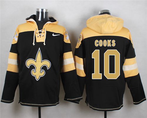 Nike Saints #10 Brandin Cooks Black Player Pullover NFL Hoodie