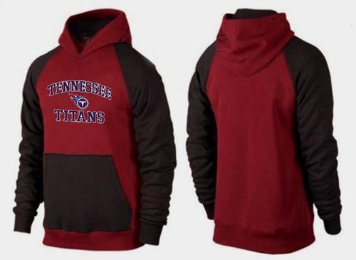 Tennessee Titans Heart & Soul Pullover Hoodie Burgundy Red & Black