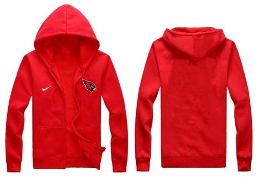 Nike Arizona Cardinals Authentic Logo Hoodie Red