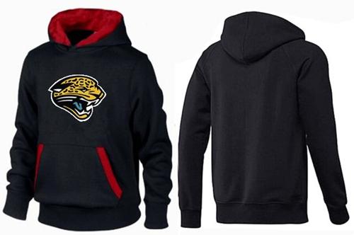 Jacksonville Jaguars Logo Pullover Hoodie Black & Red