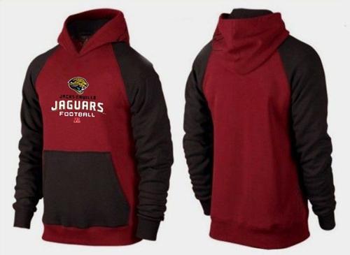 Jacksonville Jaguars Critical Victory Pullover Hoodie Burgundy Red & Black