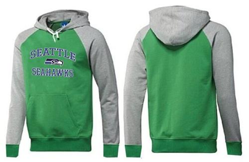 Seattle Seahawks Heart & Soul Pullover Hoodie Green & Grey