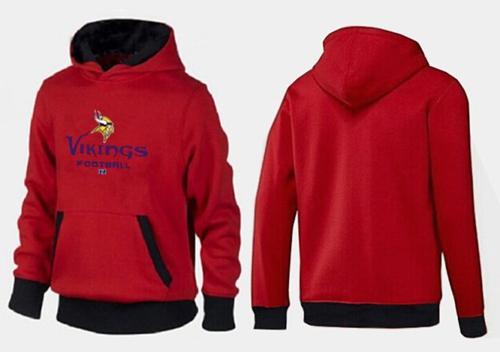 Minnesota Vikings Critical Victory Pullover Hoodie Red & Black