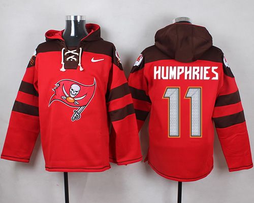 Nike Buccaneers #11 Adam Humphries Red Player Pullover NFL Hoodie