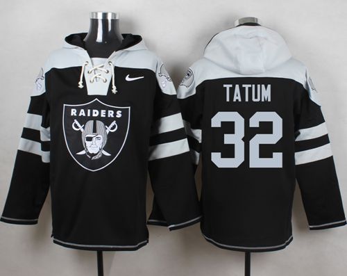 Nike Raiders #32 Jack Tatum Black Player Pullover NFL Hoodie