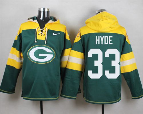 Nike Packers #33 Micah Hyde Green Player Pullover NFL Hoodie