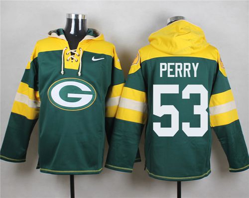 Nike Packers #53 Nick Perry Green Player Pullover NFL Hoodie