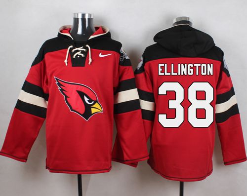 Nike Cardinals #38 Andre Ellington Red Player Pullover NFL Hoodie