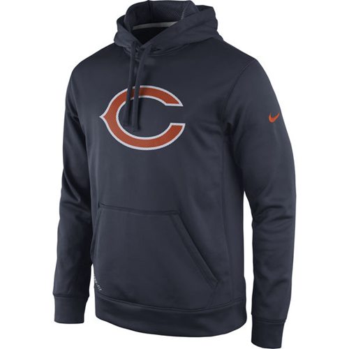 Chicago Bears Nike Practice Performance Pullover Hoodie Navy