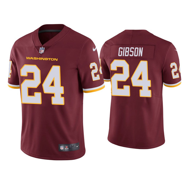 Men's Washington Football Team Red #24 Antonio Gibson Red Vapor Untouchable Limited Stitched NFL Jersey