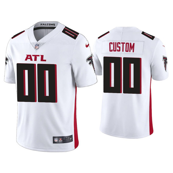 Men's Atlanta Falcons 2020 White Active Player Custom Limited Stitched NFL Jersey