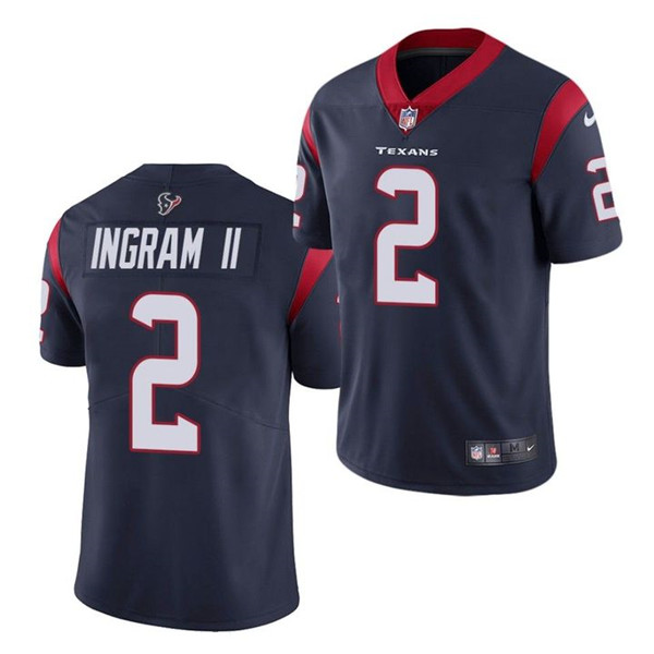 Men's Houston Texans #2 Mark Ingram II Navy Vapor Untouchable Limited Stitched Jersey