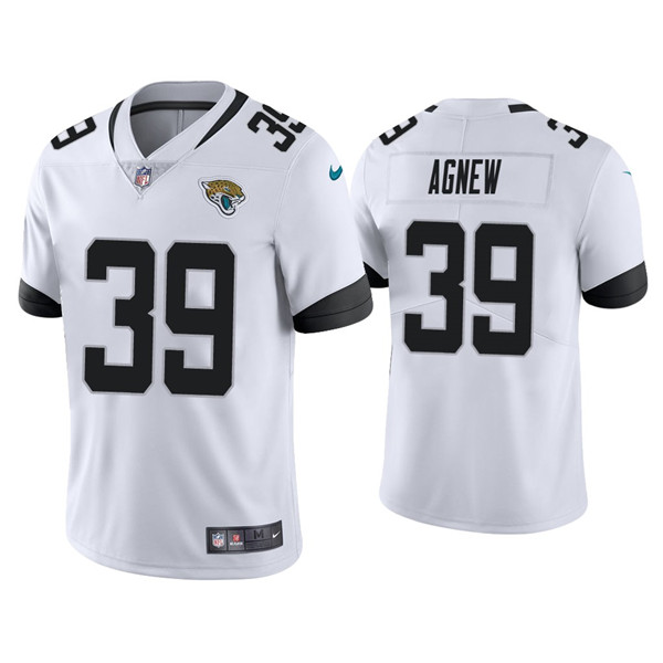 Men's Jacksonville Jaguars #39 Jamal Agnew 2021 White Vapor Untouchable Limited Stitched Jersey - Click Image to Close