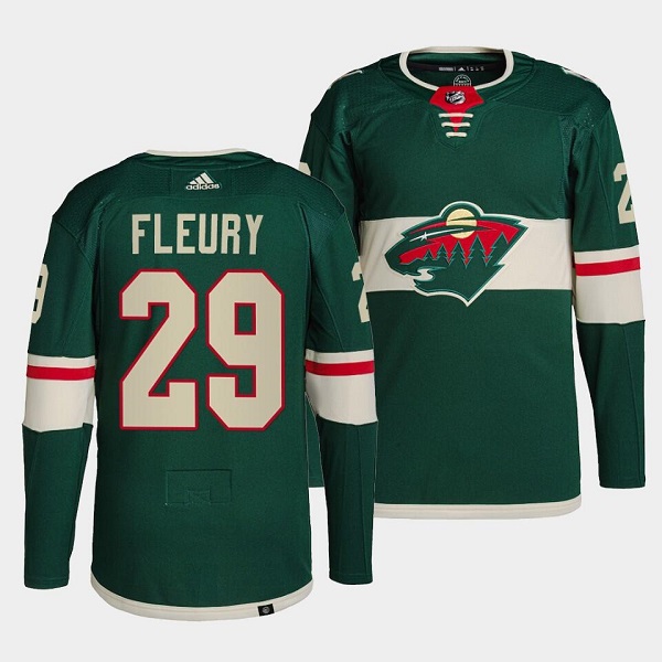 Men's Minnesota Wild #29 Marc-Andre Fleury Stitched Jersey - Click Image to Close