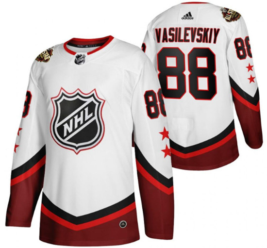 Men's Tampa Bay Lightning #88 Andrei Vasilevskiy 2022 All-Star White Stitched Jersey