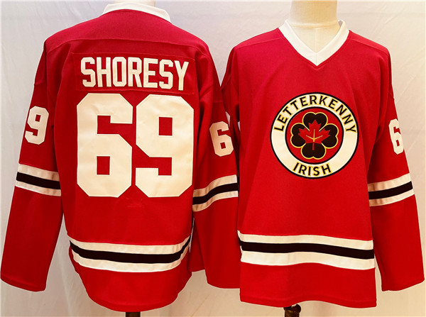 Men's Letterkenny #69 Shoresy Irish Hockey Jersey