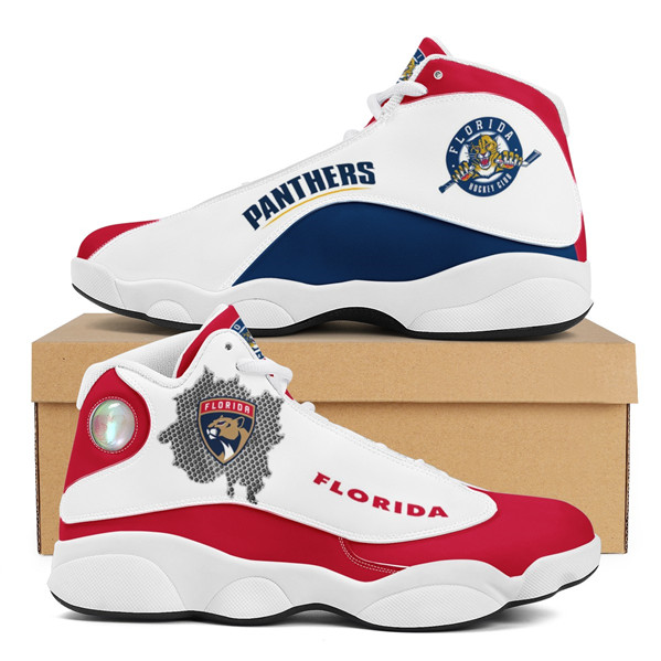 Men's Florida Panthers Limited Edition JD13 Sneakers 001 - Click Image to Close