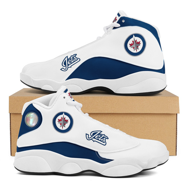 Men's Winnipeg Jets Limited Edition JD13 Sneakers 001 - Click Image to Close