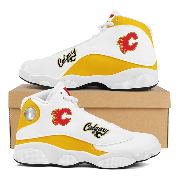 Women's Calgary Flames Limited Edition JD13 Sneakers 001 - Click Image to Close