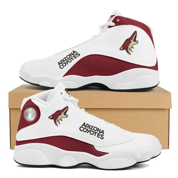 Men's Arizona Coyotes Limited Edition JD13 Sneakers 001 - Click Image to Close