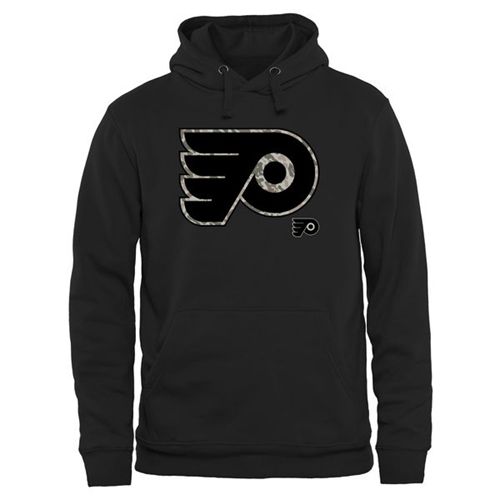 Philadelphia Flyers Black Rink Warrior Pullover Hoodie