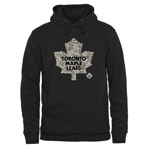 Toronto Maple Leafs Black Rink Warrior Pullover Hoodie