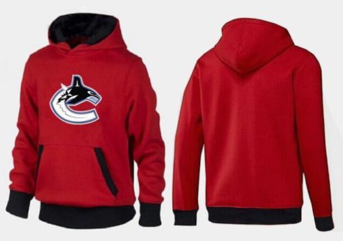 Vancouver Canucks Pullover Hoodie Red & Black