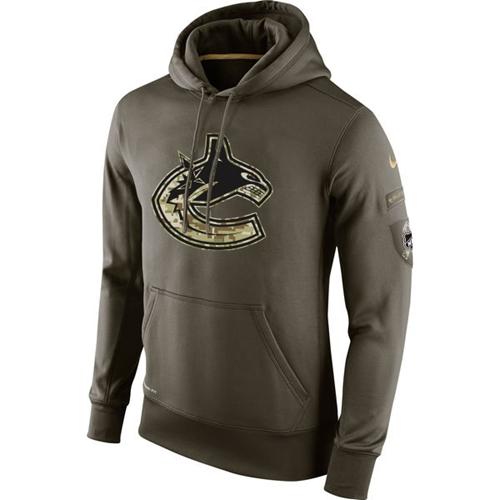 Vancouver Canucks Nike Salute To Service NHL Hoodie