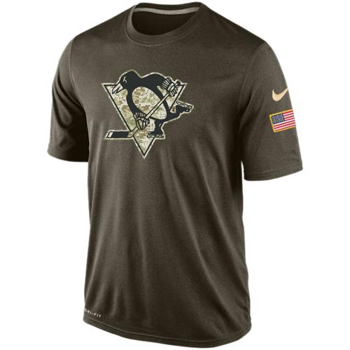 Men's Pittsburgh Penguins Salute To Service Nike Dri-FIT T-Shirt