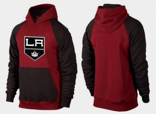 Los Angeles Kings Pullover Hoodie Burgundy Red & Black