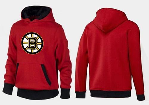 Boston Bruins Pullover Hoodie Red & Black - Click Image to Close