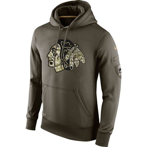 Chicago Blackhawks Nike Salute To Service NHL Hoodie