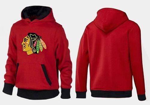 Chicago Blackhawks Pullover Hoodie Red & Black