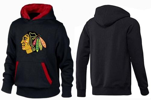 Chicago Blackhawks Pullover Hoodie Black & Red