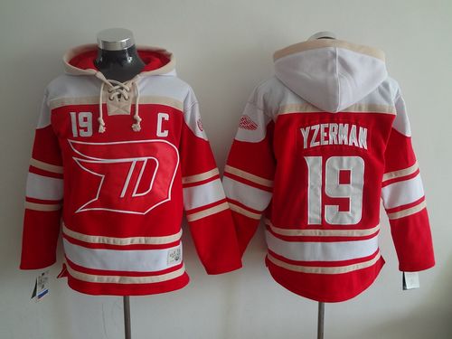 Red Wings #19 Steve Yzerman Red 2016 Stadium Series NHL Hoodie - Click Image to Close