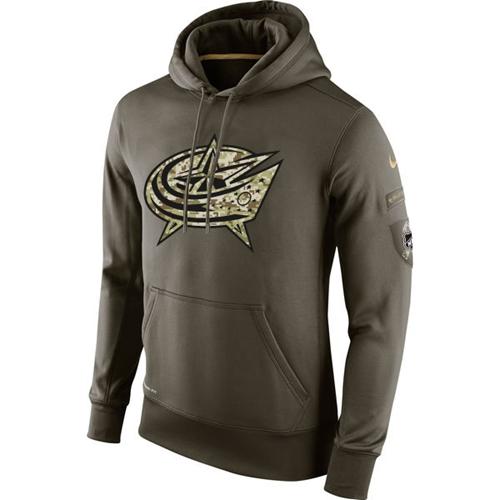 Columbus Blue Jackets Nike Salute To Service NHL Hoodie