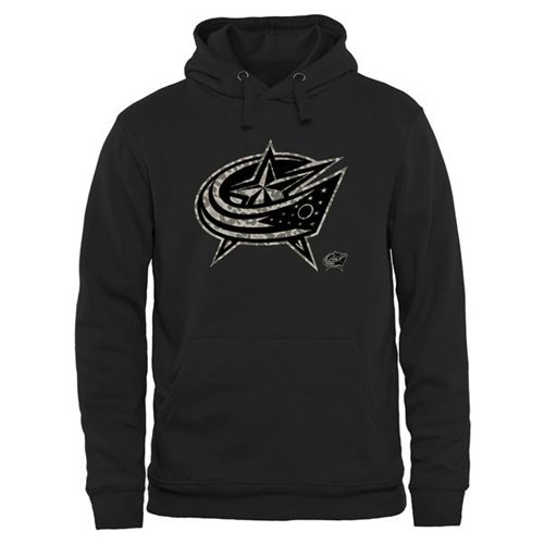 Columbus Blue Jackets Black Rink Warrior Pullover Hoodie