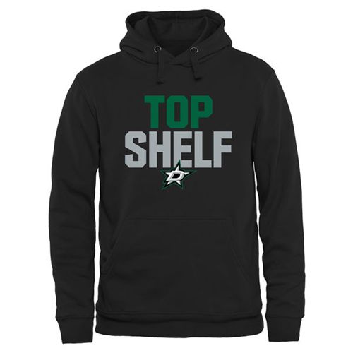 Dallas Stars Top Shelf Pullover Hoodie Black